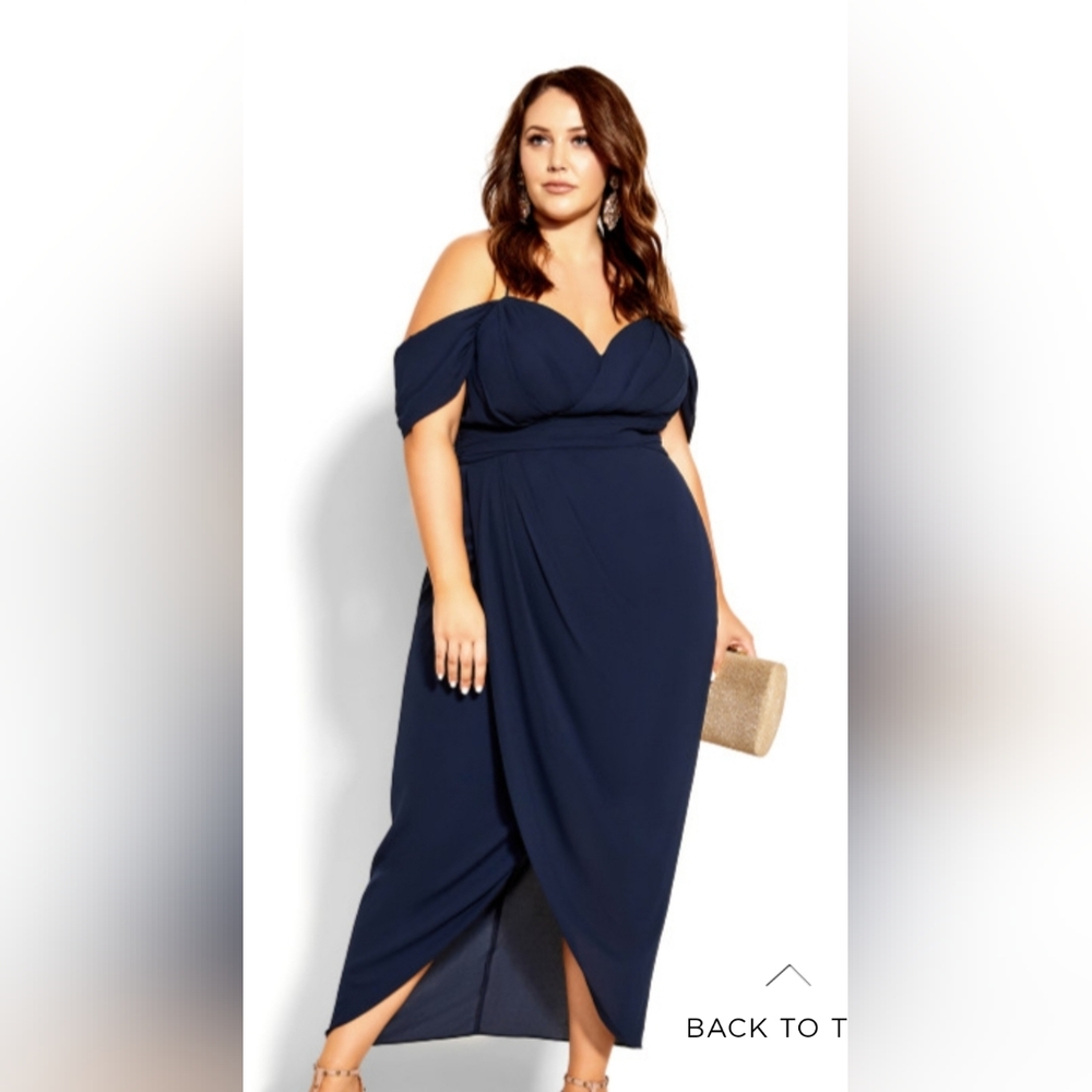 CITY chic Maxi Entwine navy